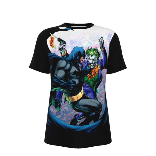 BATMAN VS JOKER PINUP ALL OVER PRINT SHIRT AND TANK TOP - JIM LEE ART