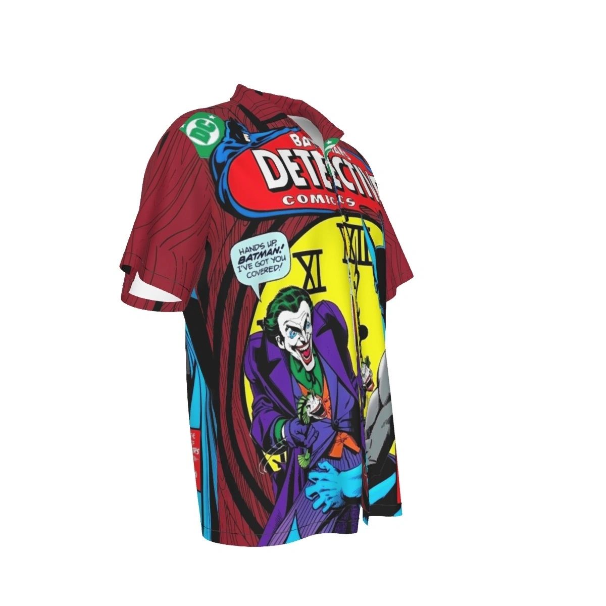 DETECTIVE 475 SPLASH PAGE ALL OVER PRINT SHIRT AND TANK TOP - MARSHAL ROGERS ART - JOKER