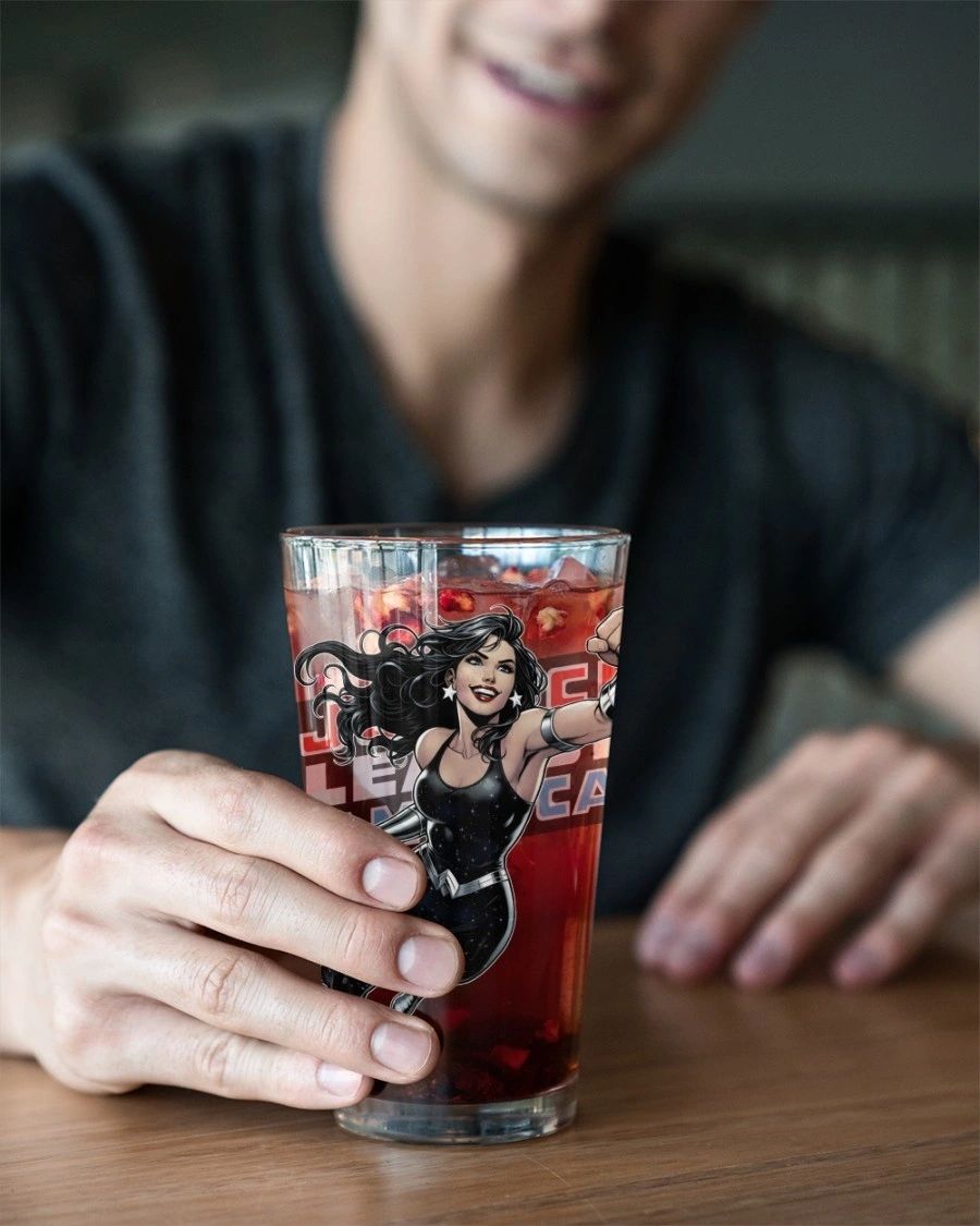 DONNA TROY READY Pint Glass (with Free Shipping) -TEEN TITANS READY