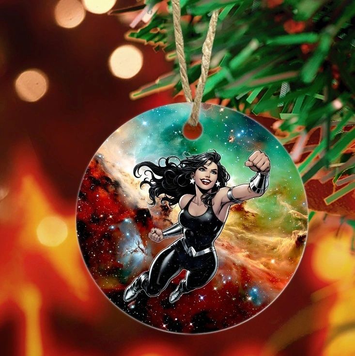 DONNA TROY READY CHRISTMAS TREE ORNAMENT - TEEN TITANS READY