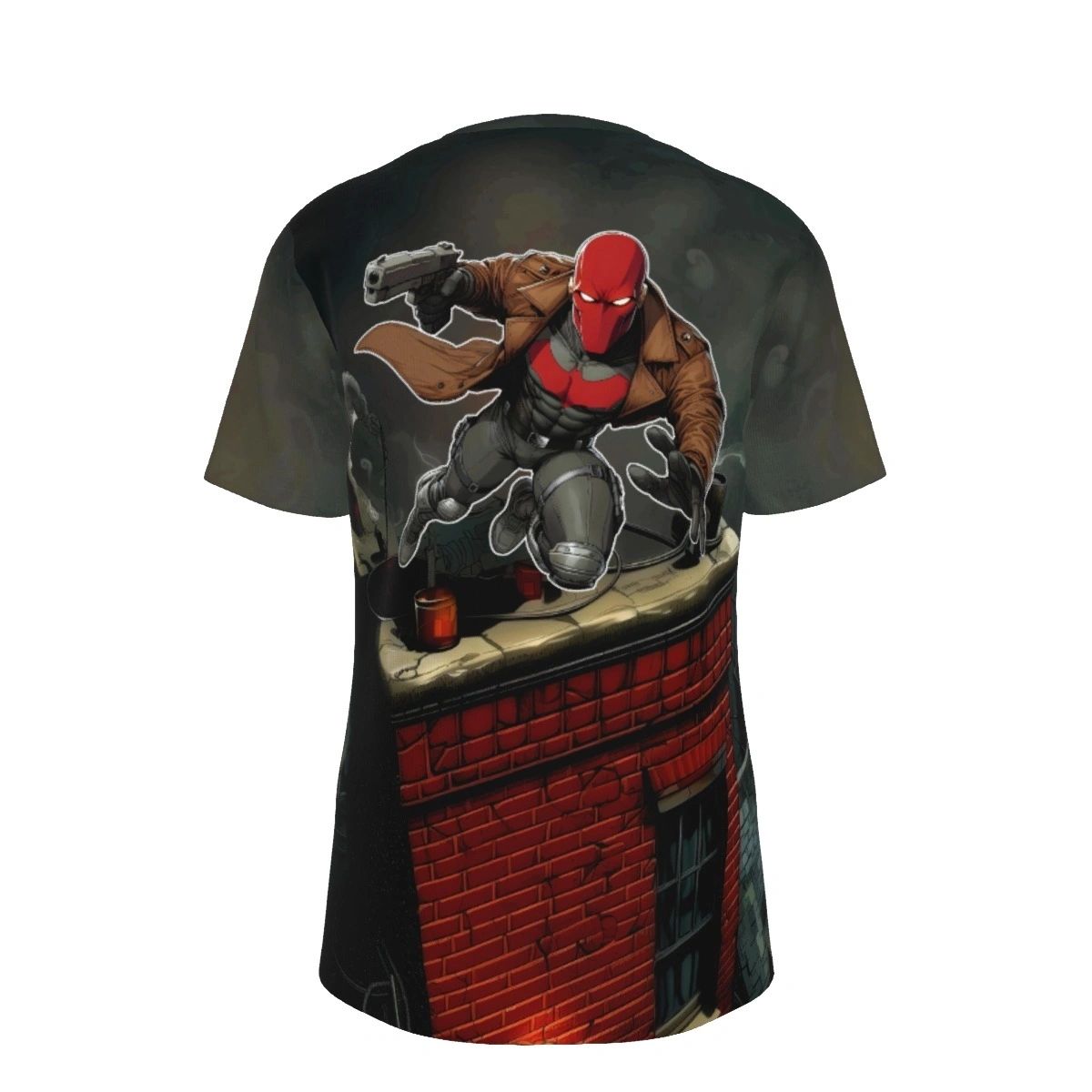 RED HOOD READY ALL OVER PRINT SHIRT AND TANK TOP -BATMAN FAMILY READY SERIES