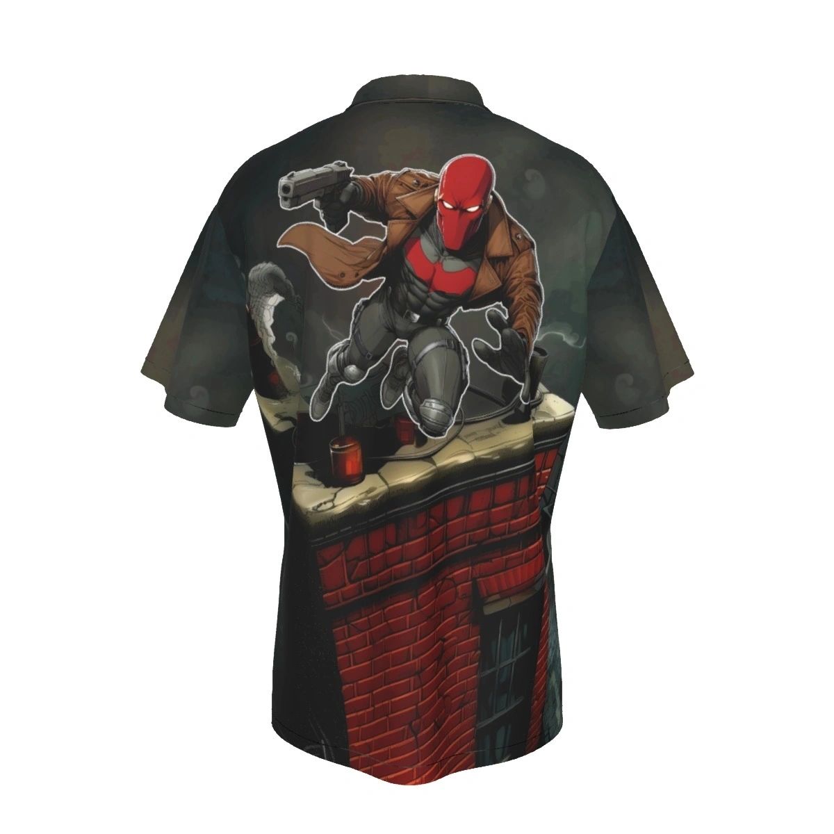 RED HOOD READY ALL OVER PRINT SHIRT AND TANK TOP -BATMAN FAMILY READY SERIES