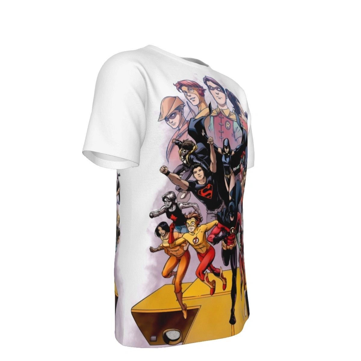 TEEN TITANS PAST AND PRESENT ALL OVER PRINT SHIRT AND TANK TOP