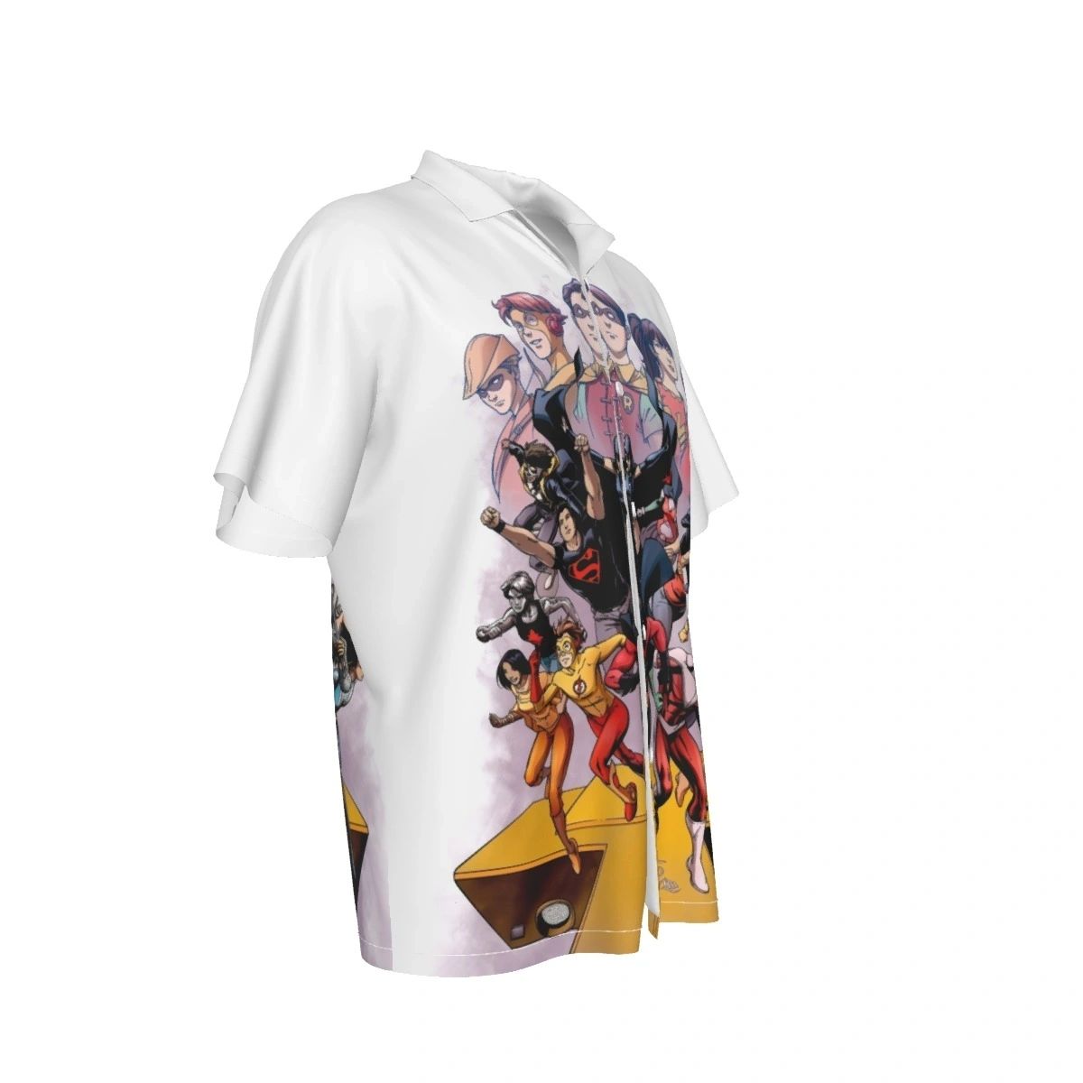 TEEN TITANS PAST AND PRESENT ALL OVER PRINT SHIRT AND TANK TOP