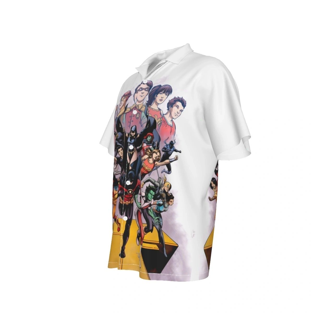 TEEN TITANS PAST AND PRESENT ALL OVER PRINT SHIRT AND TANK TOP