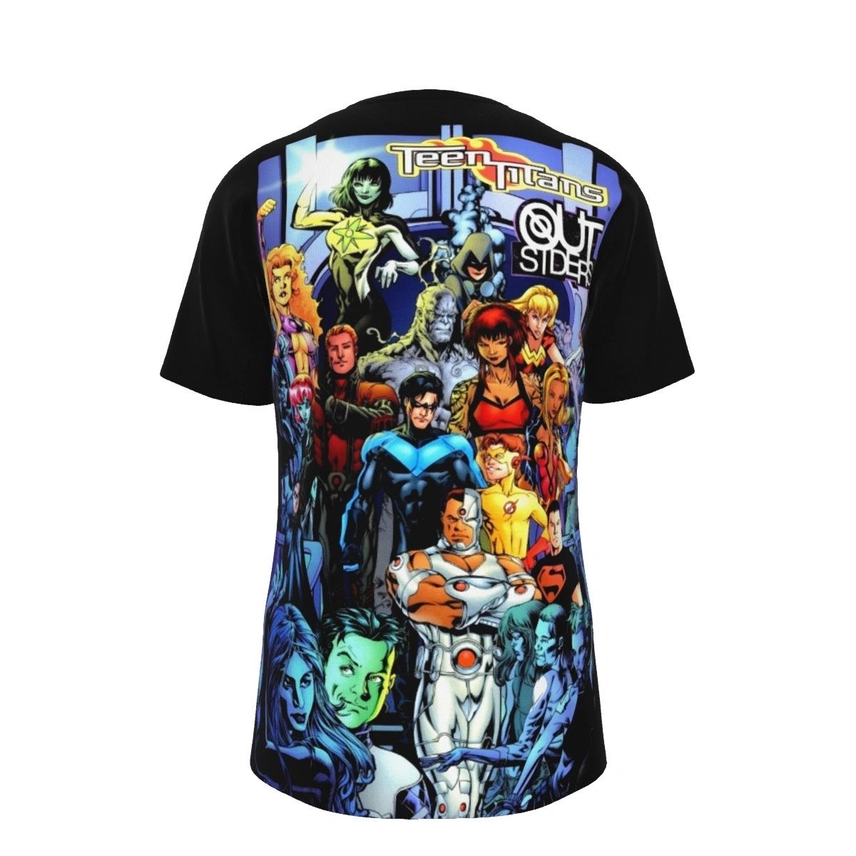 TEEN TITANS OUTSIDERS ALL OVER PRINT SHIRT AND TANK TOP