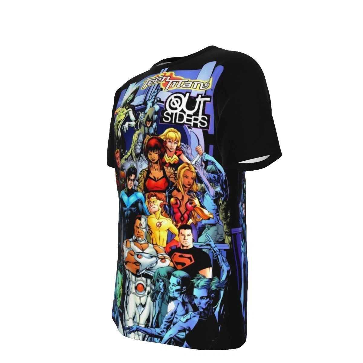 TEEN TITANS OUTSIDERS ALL OVER PRINT SHIRT AND TANK TOP