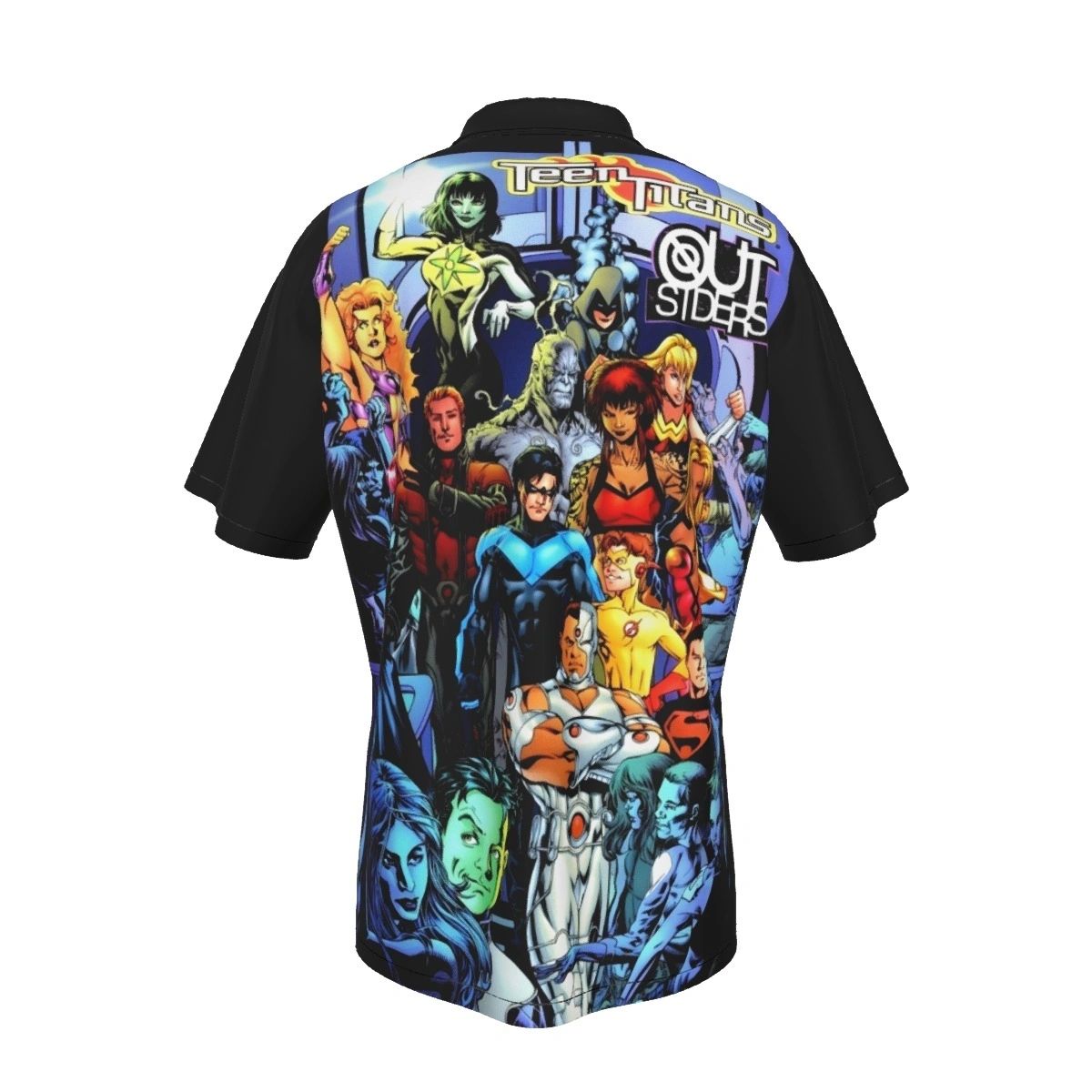 TEEN TITANS OUTSIDERS ALL OVER PRINT SHIRT AND TANK TOP
