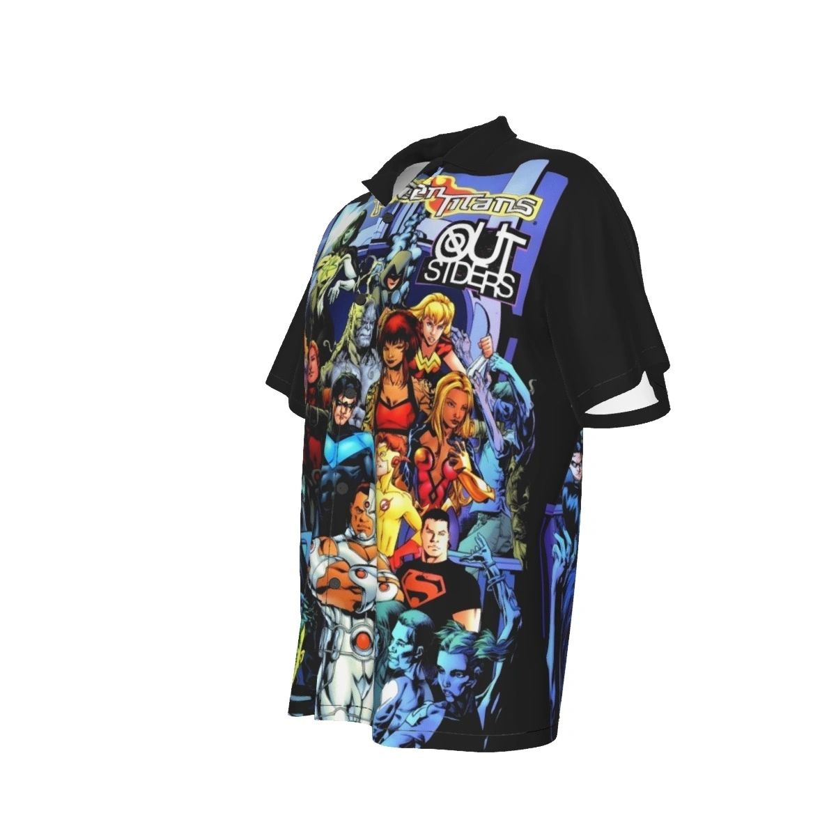 TEEN TITANS OUTSIDERS ALL OVER PRINT SHIRT AND TANK TOP