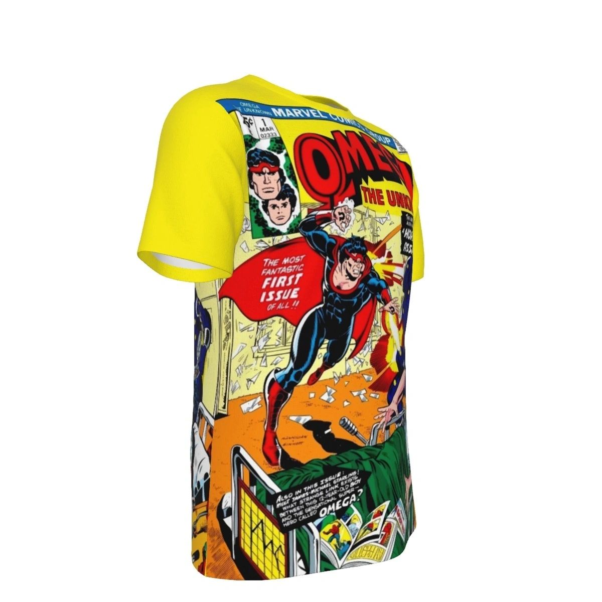 OMEGA THE UNKNOWN 1 ALL OVER PRINT SHIRT AND TANK TOP