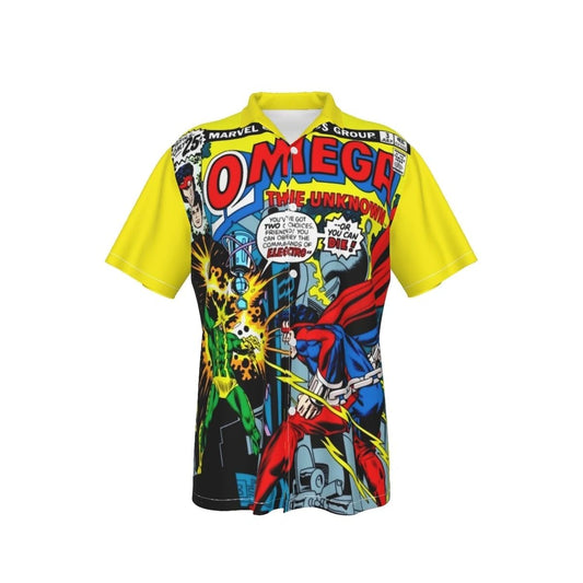 OMEGA THE UNKNOWN 3 ALL OVER PRINT SHIRT AND TANK TOP - ELECTRO