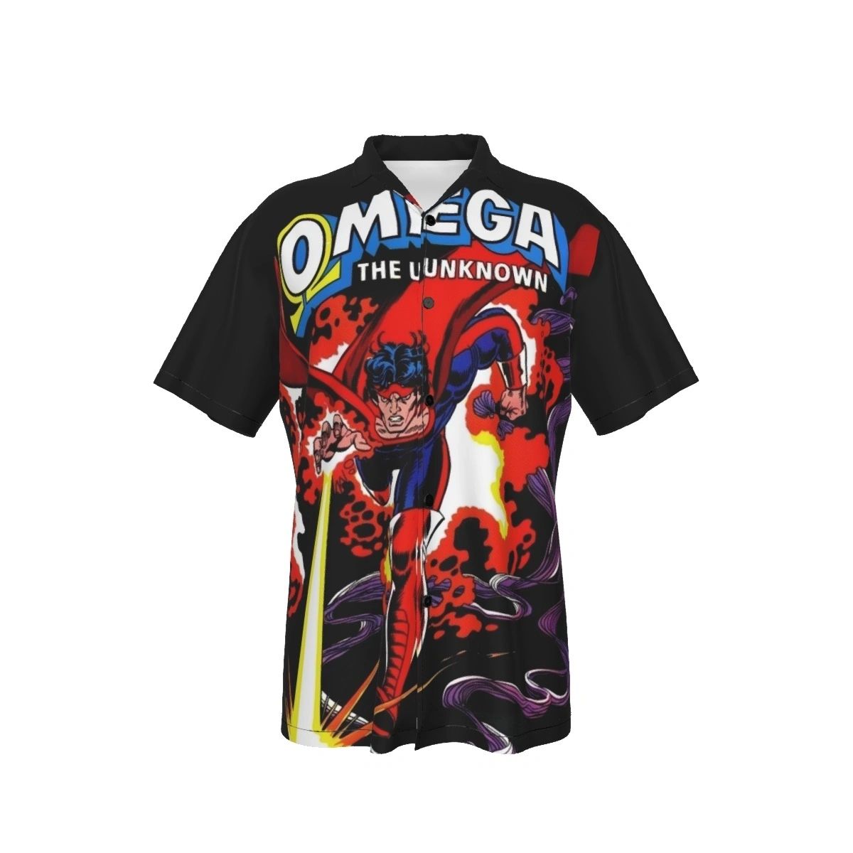 OMEGA THE UNKNOWN 5 ALL OVER PRINT SHIRT AND TANK TOP