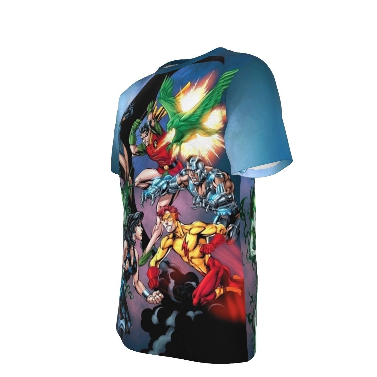 TEEN TITANS OMEGA ALL OVER PRINT SHIRT AND TANK TOP