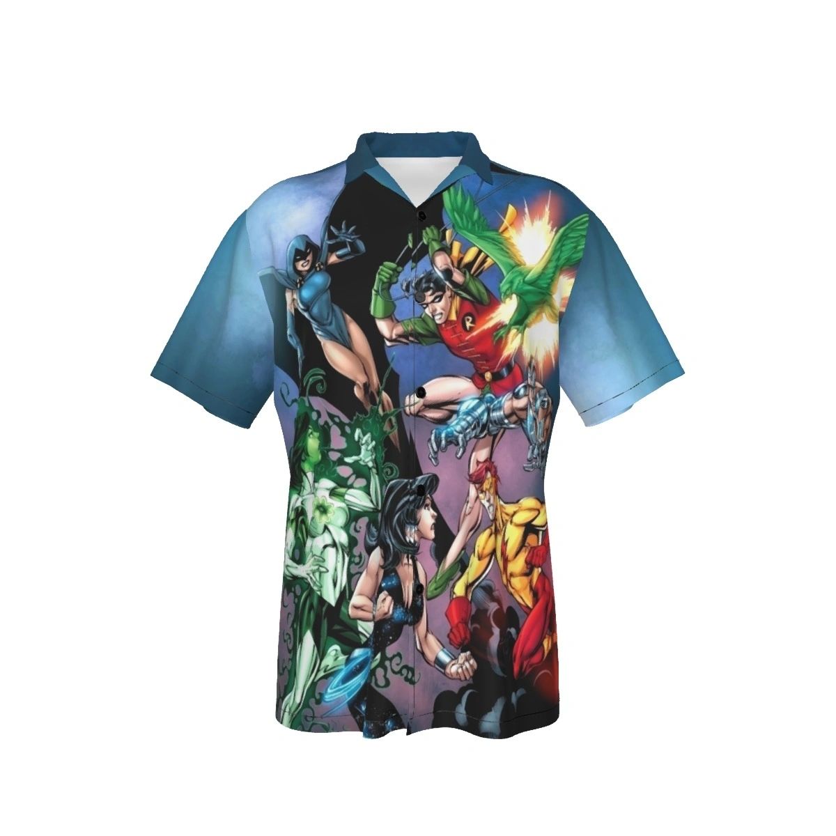TEEN TITANS OMEGA ALL OVER PRINT SHIRT AND TANK TOP