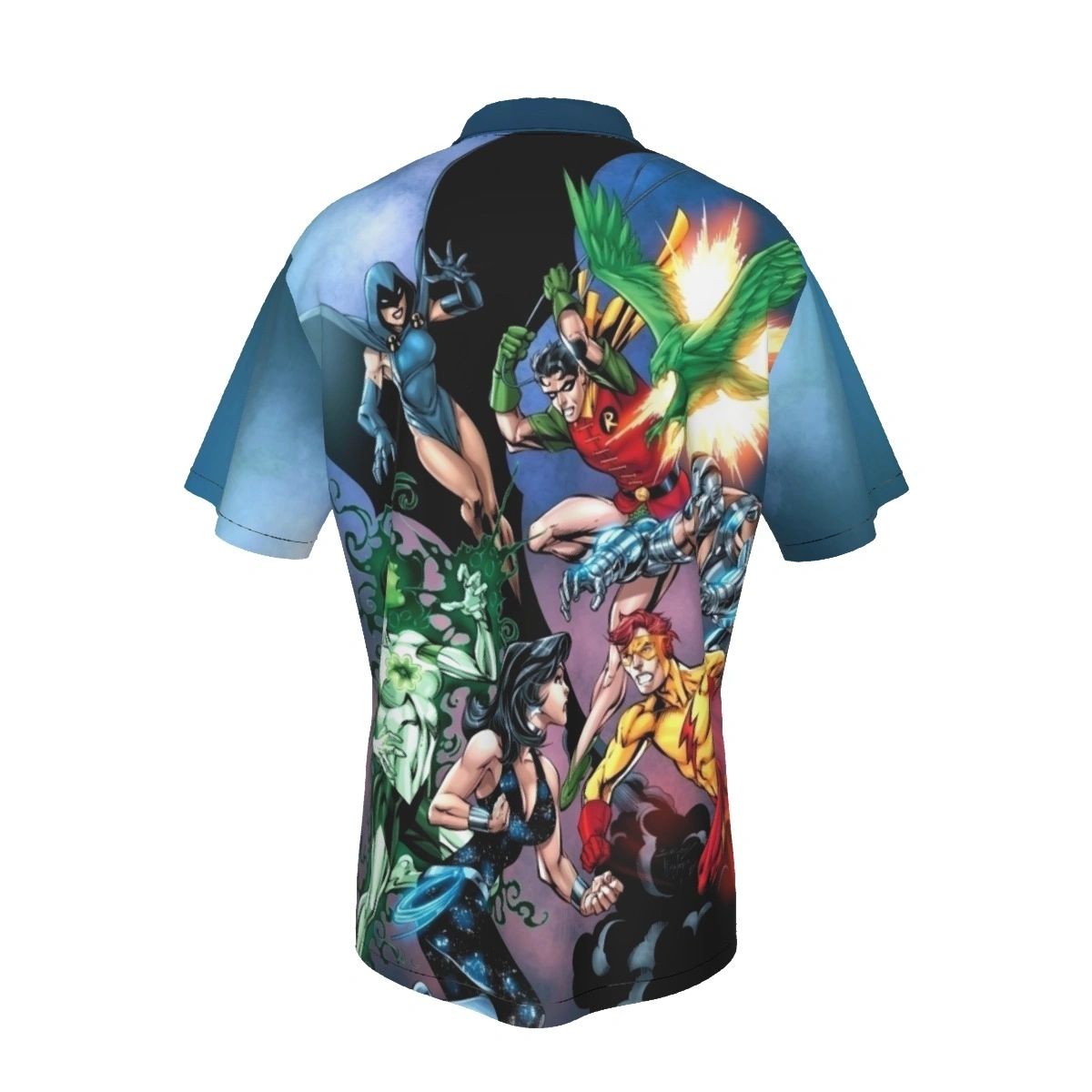 TEEN TITANS OMEGA ALL OVER PRINT SHIRT AND TANK TOP