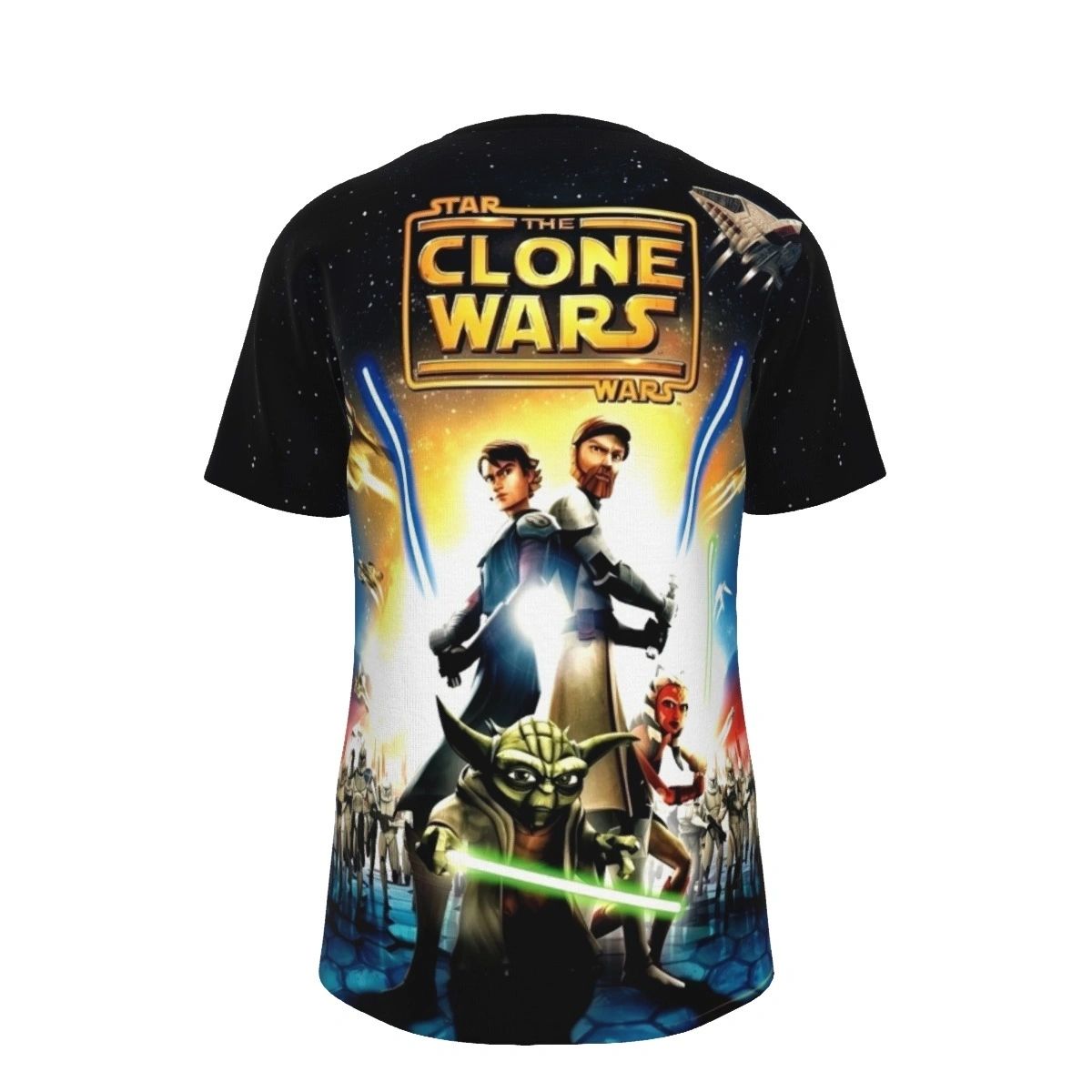 STAR WARS CLONE WARS MOVIE POSTER ALL OVER PRINT SHIRT