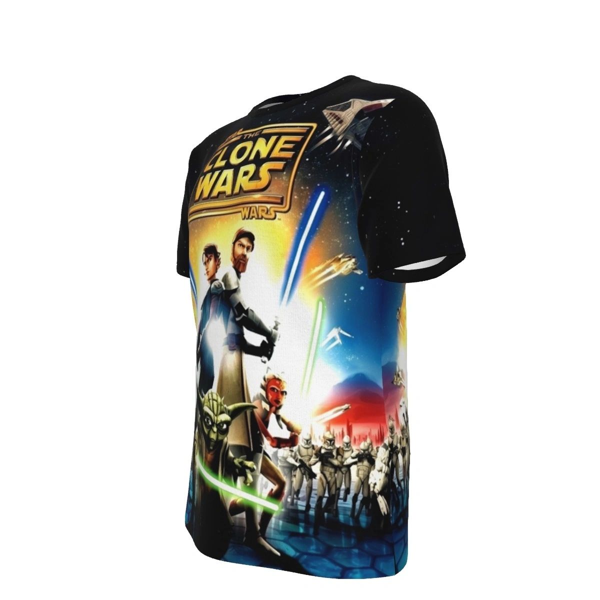 STAR WARS CLONE WARS MOVIE POSTER ALL OVER PRINT SHIRT