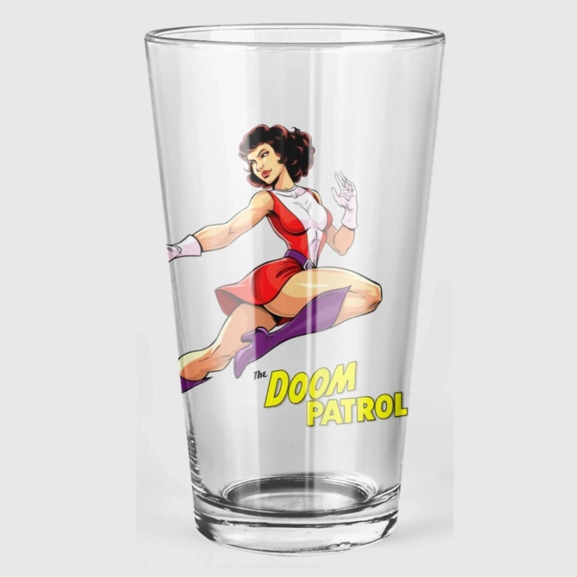 ELASTIGIRL READY Pint Glass (with Free Shipping) -DOOM PATROL