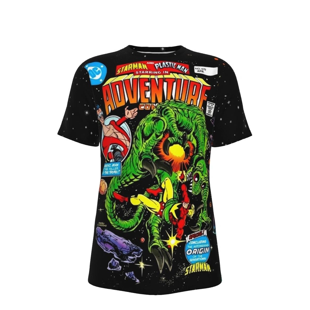 ADVENUTRE 470 ALL OVER PRINT SHIRTS - STARMAN/PLASTIC MAN