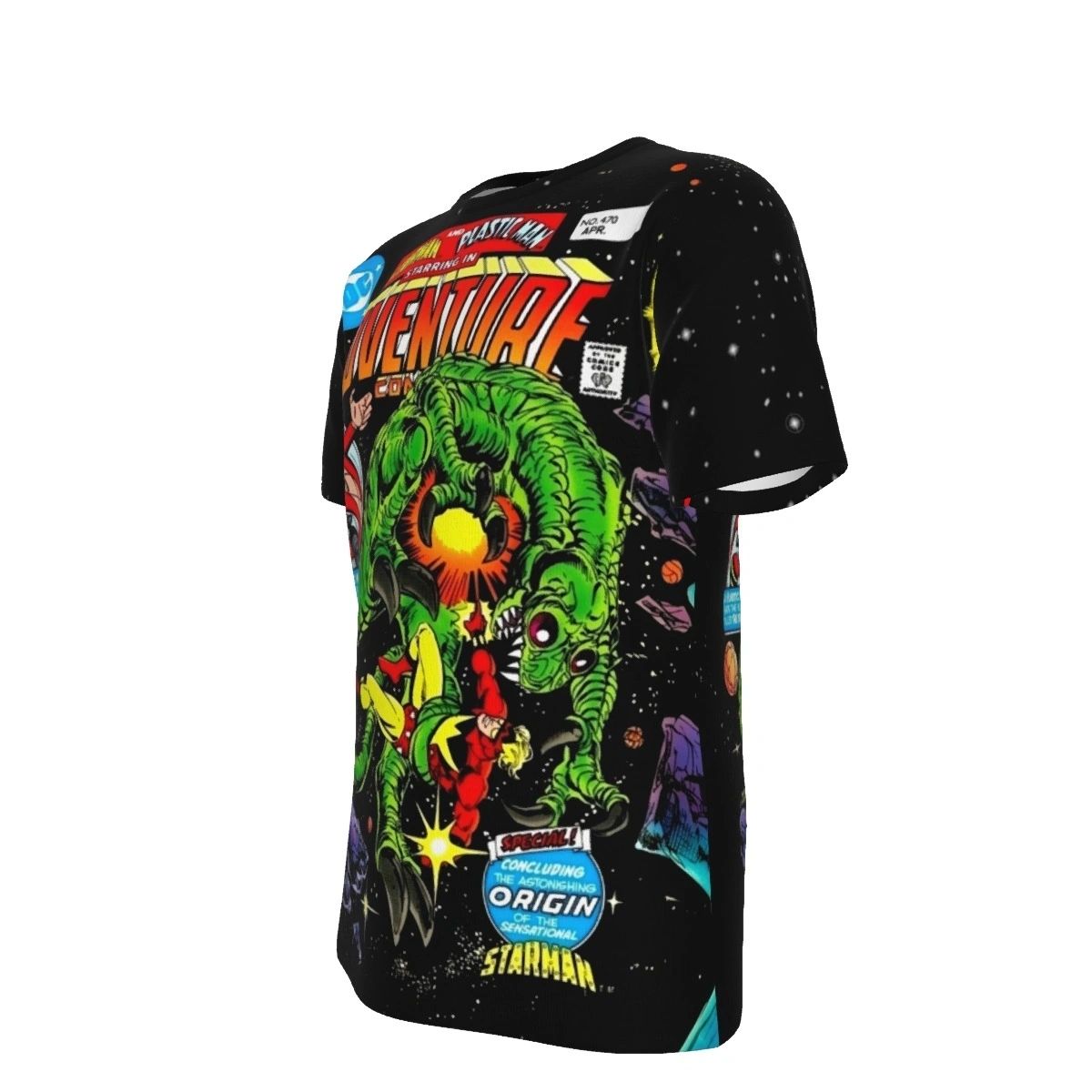 ADVENUTRE 470 ALL OVER PRINT SHIRTS - STARMAN/PLASTIC MAN