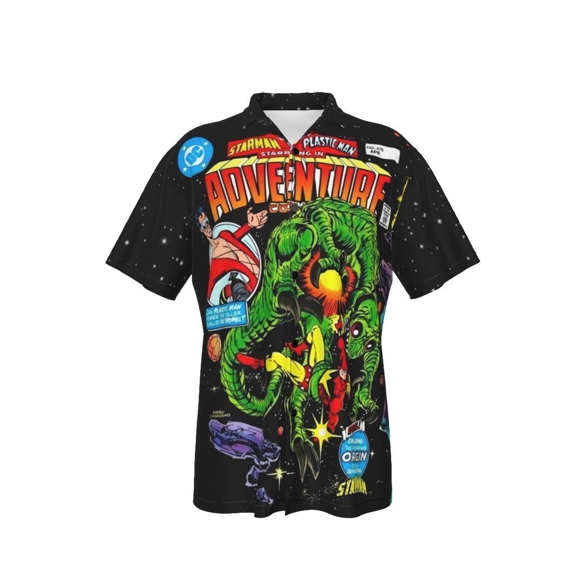 ADVENUTRE 470 ALL OVER PRINT SHIRTS - STARMAN/PLASTIC MAN