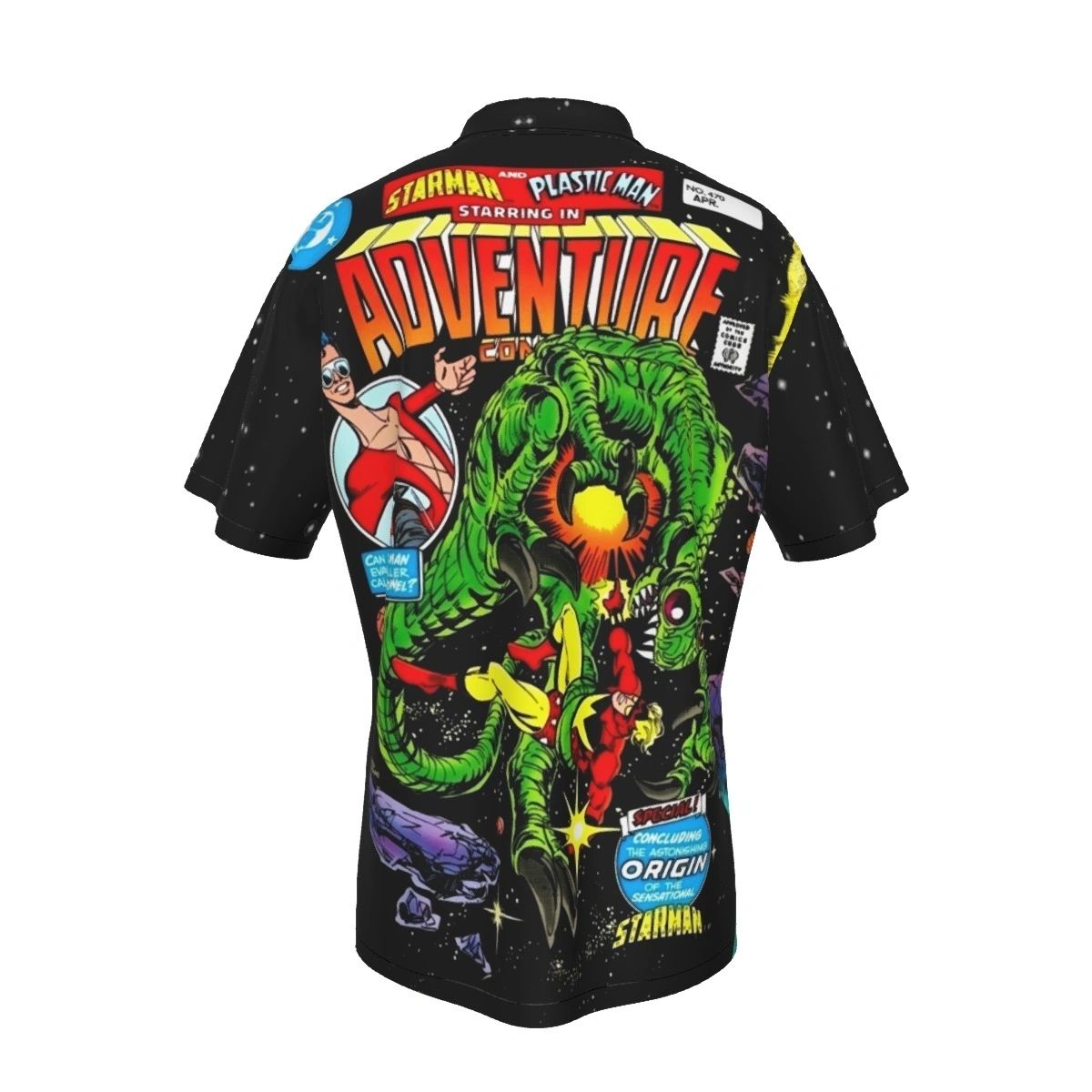 ADVENUTRE 470 ALL OVER PRINT SHIRTS - STARMAN/PLASTIC MAN