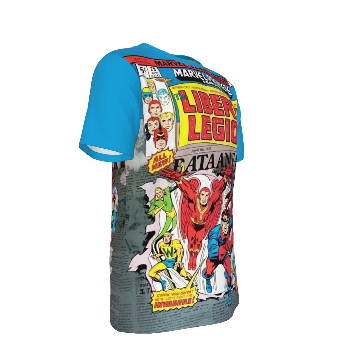 MARVEL PREMIER 29 ALL OVER PRINT SHIRTS - LIBERTY LEGION
