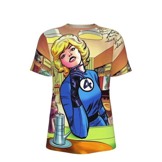 INVISIBLE GIRL 1 ALL OVER PRINT SHIRTS