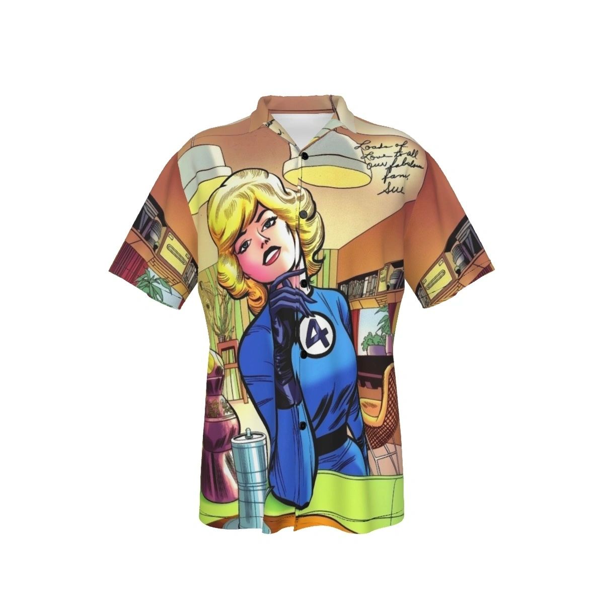 INVISIBLE GIRL 1 ALL OVER PRINT SHIRTS