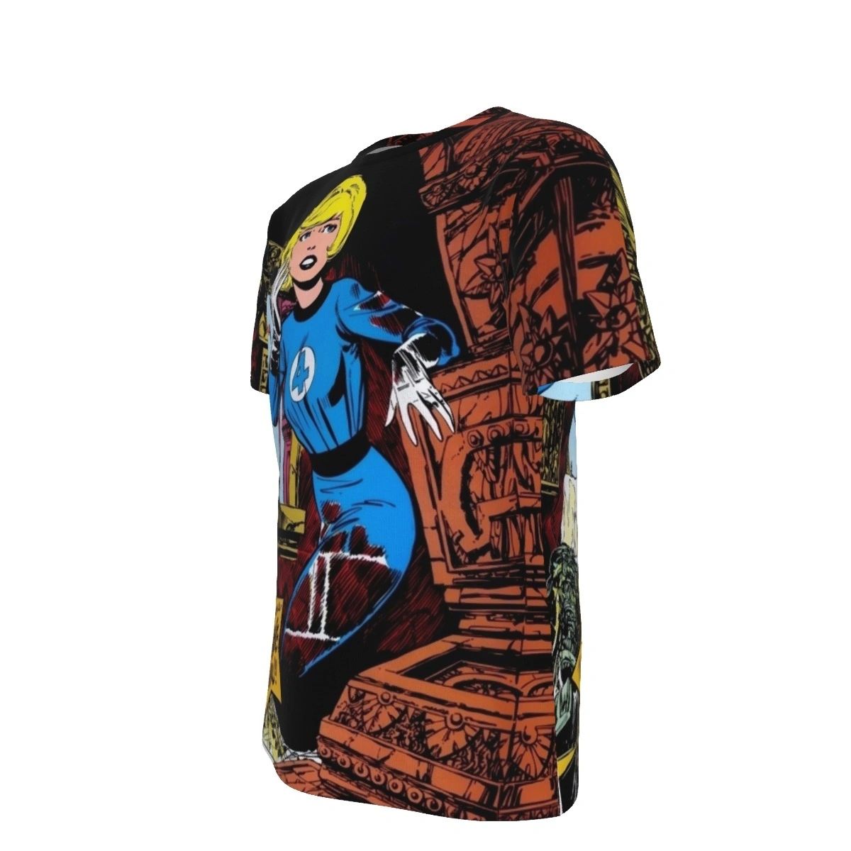 INVISIBLE GIRL PINUP ALL OVER PRINT SHIRTS - JOHN BYRNE ART
