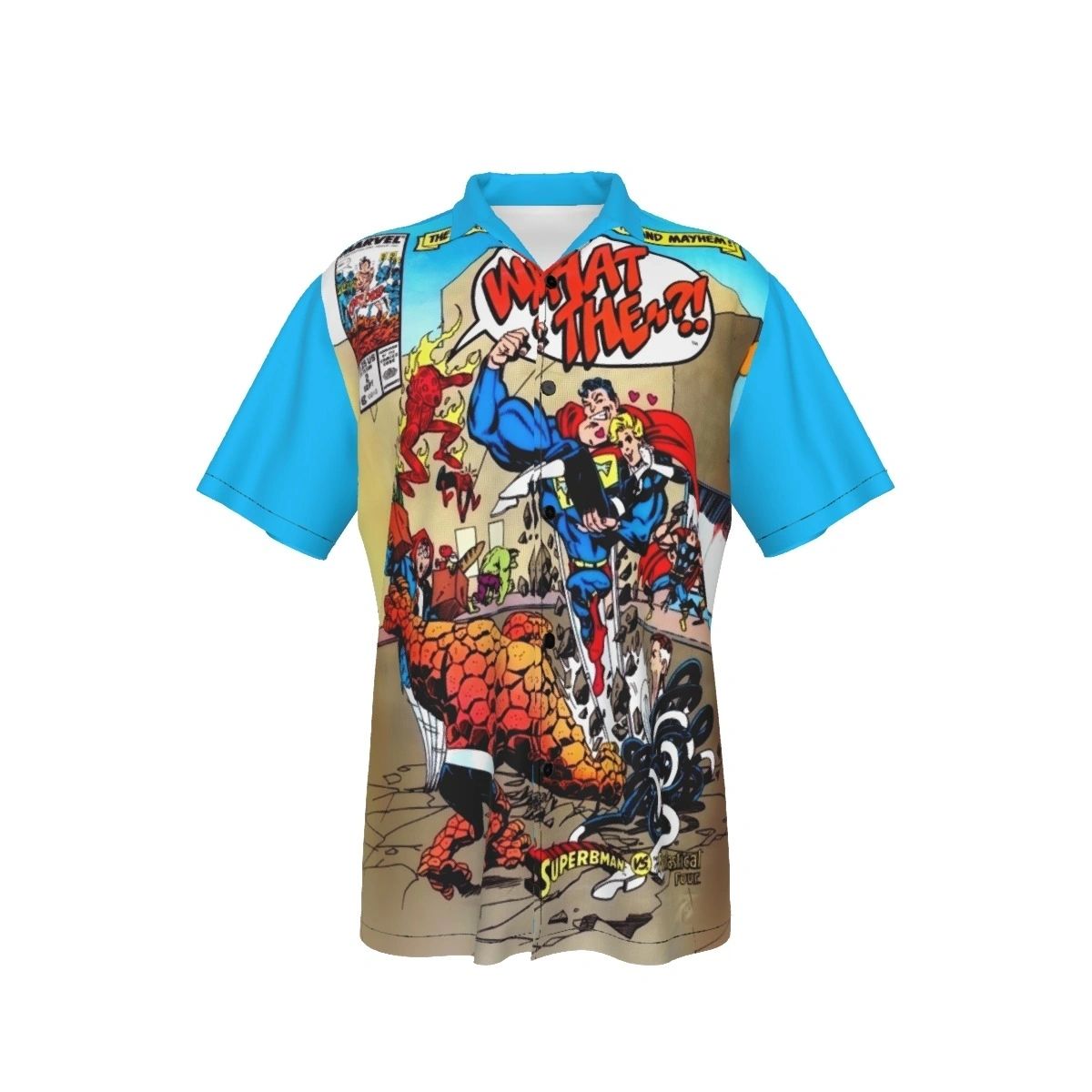 WHAT THE #2 ALL OVER PRINT SHIRTS - JOHN BYRNE ART