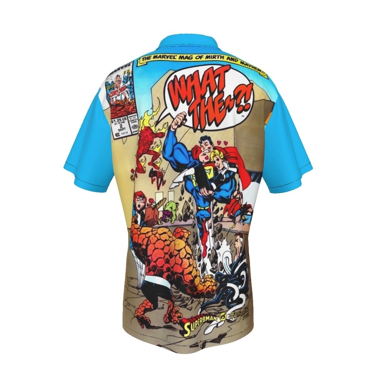 WHAT THE #2 ALL OVER PRINT SHIRTS - JOHN BYRNE ART