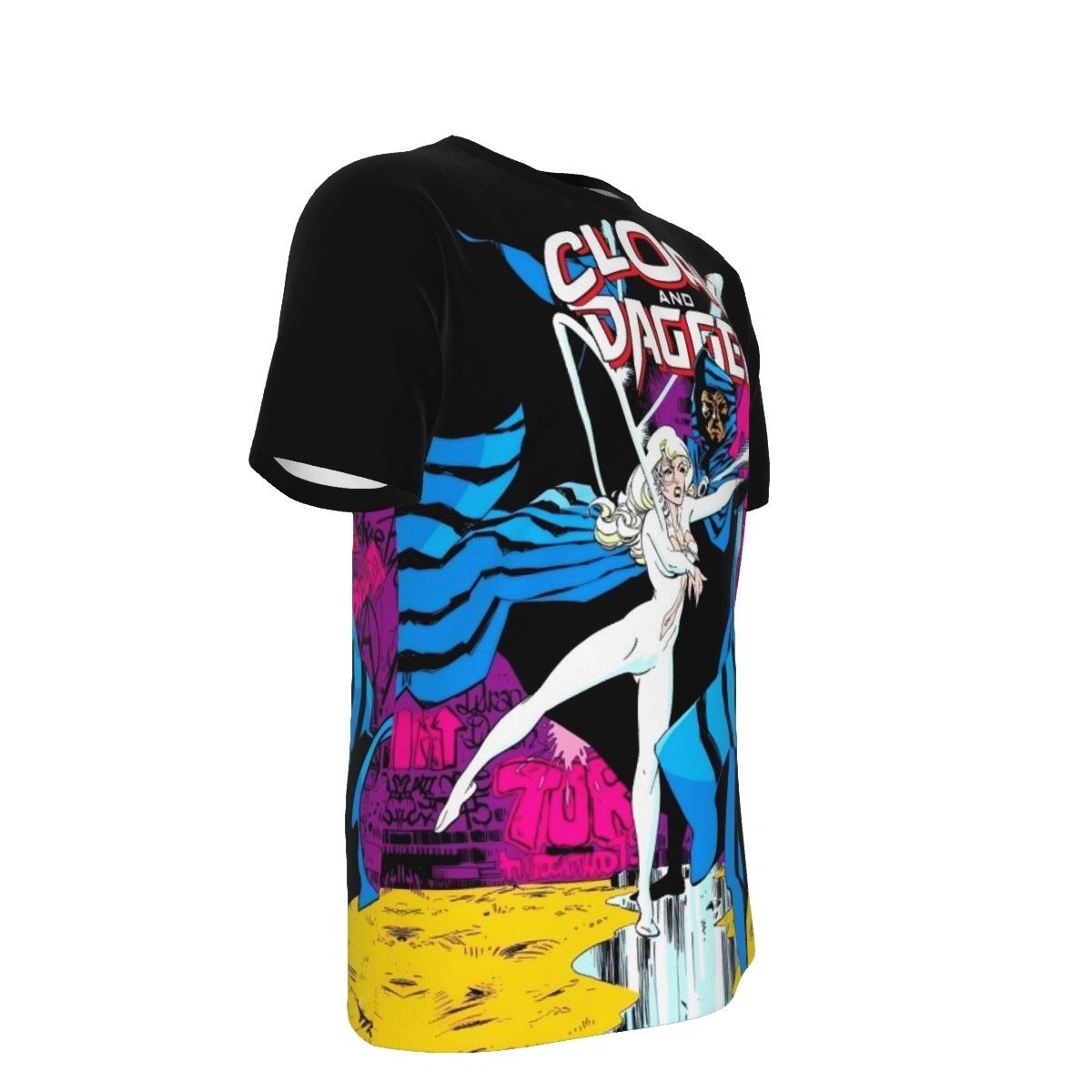 CLOAK AND DAGGER ALL OVER PRINT SHIRTS