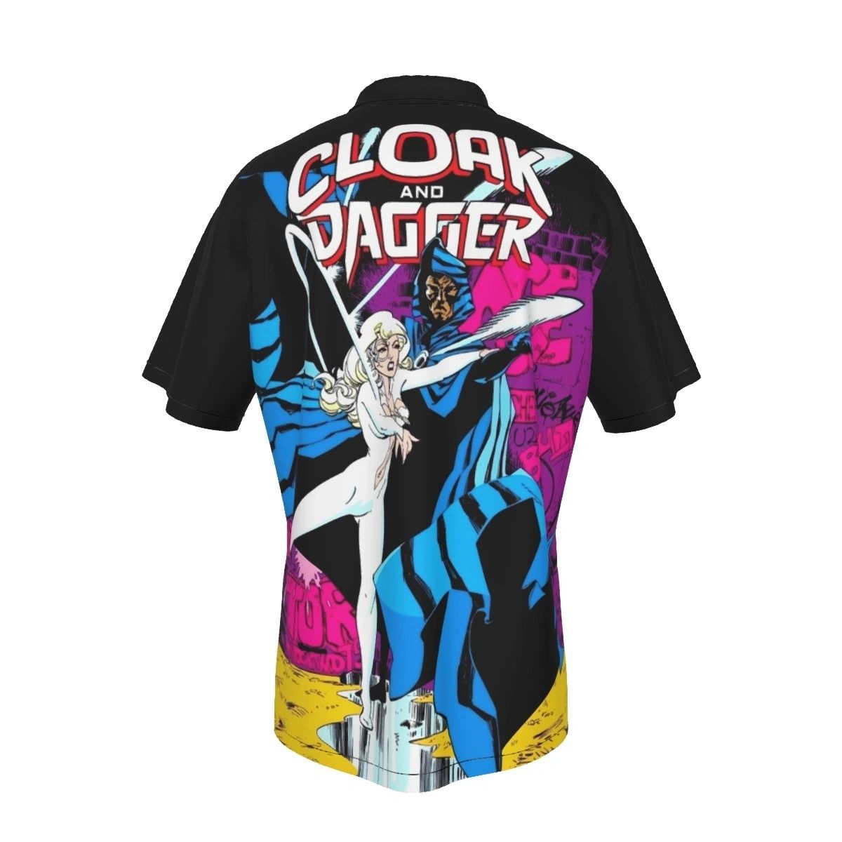 CLOAK AND DAGGER ALL OVER PRINT SHIRTS