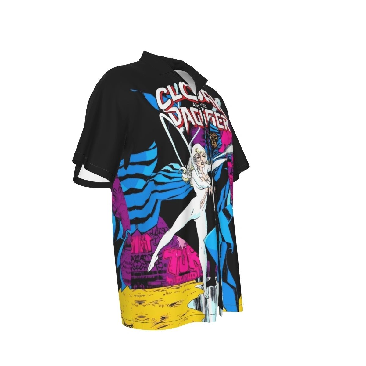 CLOAK AND DAGGER ALL OVER PRINT SHIRTS
