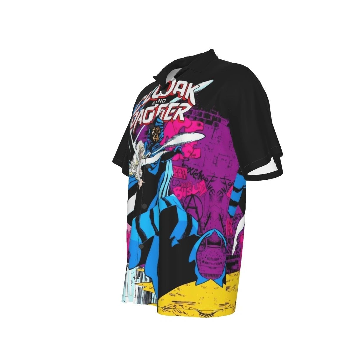 CLOAK AND DAGGER ALL OVER PRINT SHIRTS