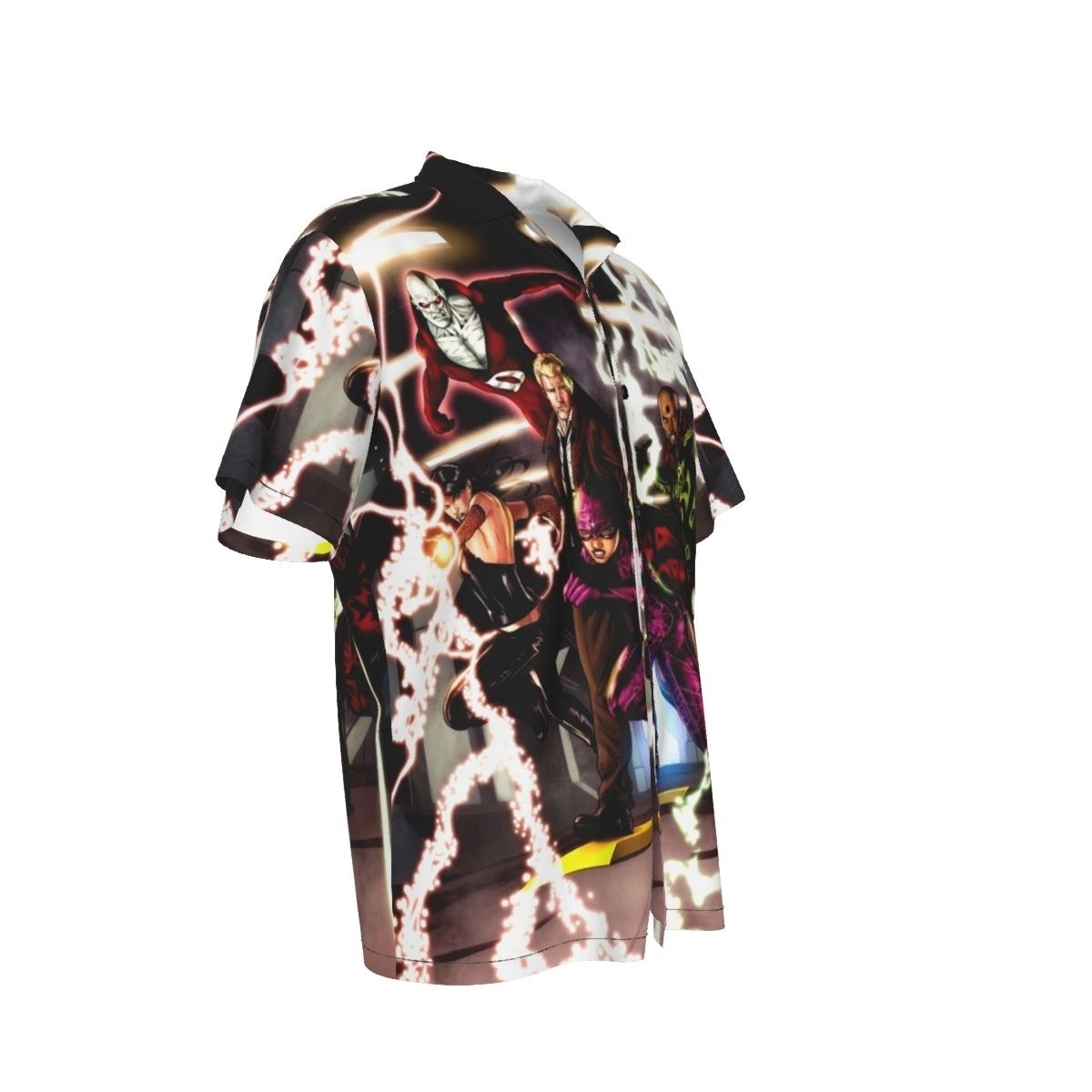JLA DARK 11 SPLASH ALL OVER PRINT SHIRT AND TANK - BLACK ORCHID
