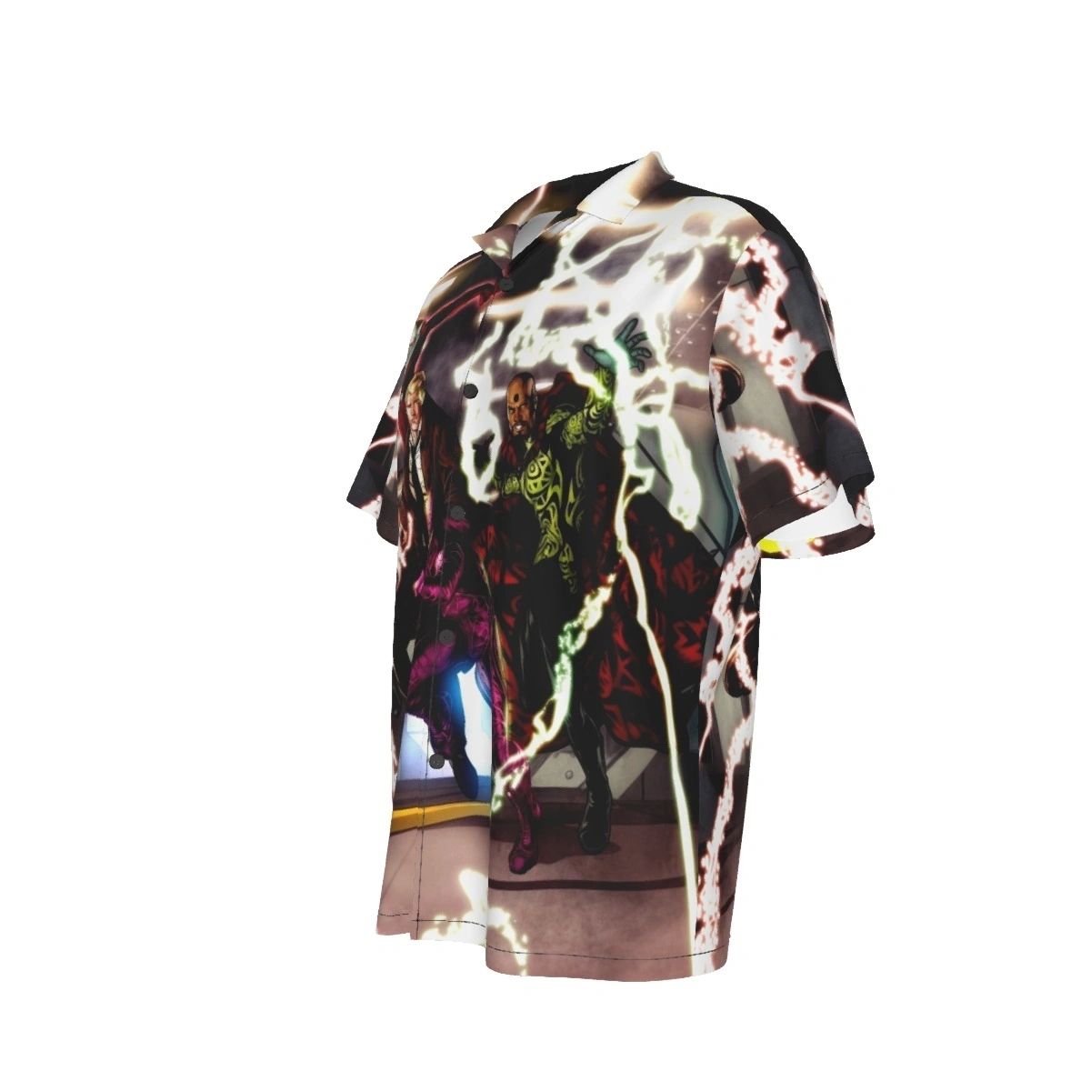 JLA DARK 11 SPLASH ALL OVER PRINT SHIRT AND TANK - BLACK ORCHID