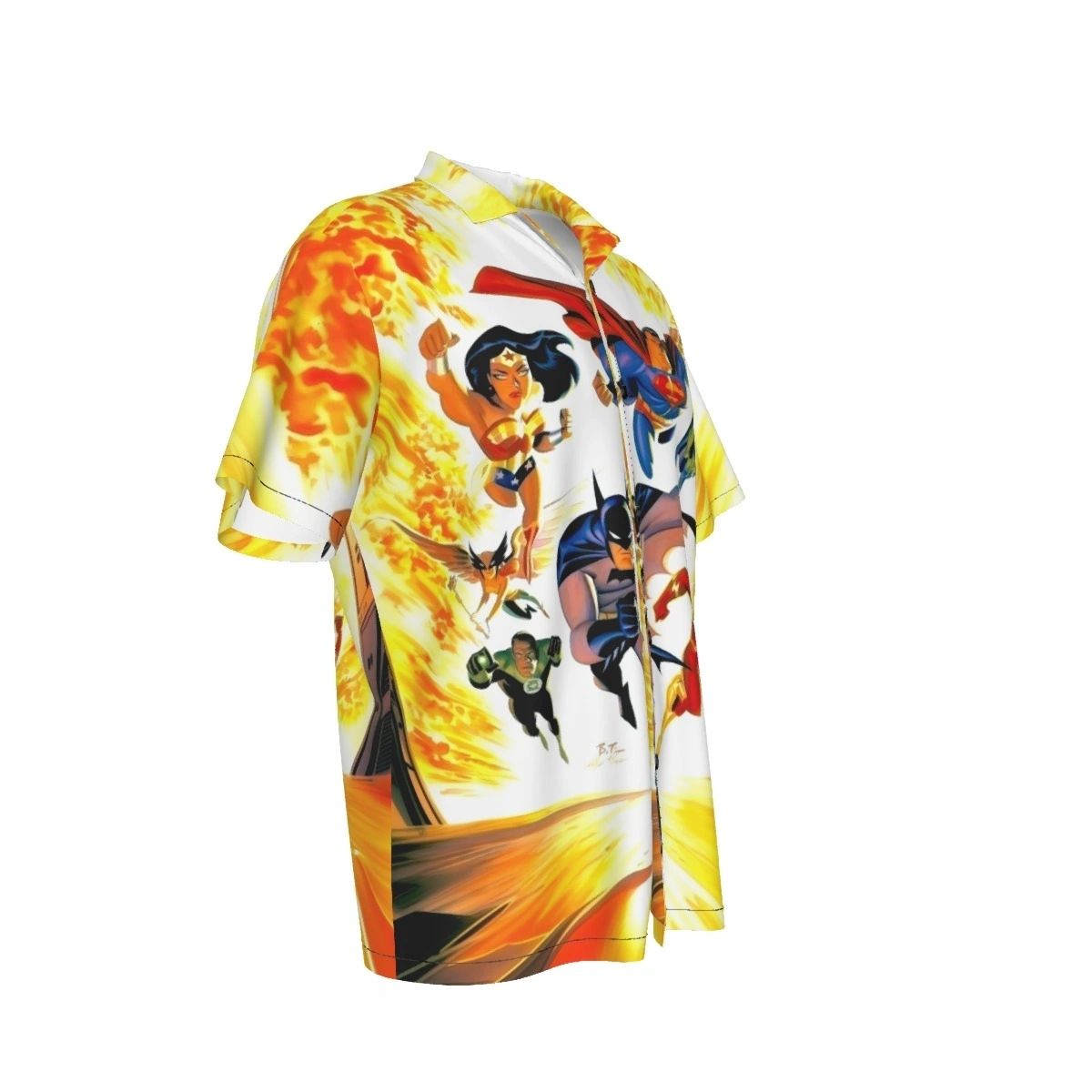 JLA ADVENTURES ALL OVER PRINT SHIRT AND TANK - ANIMATED