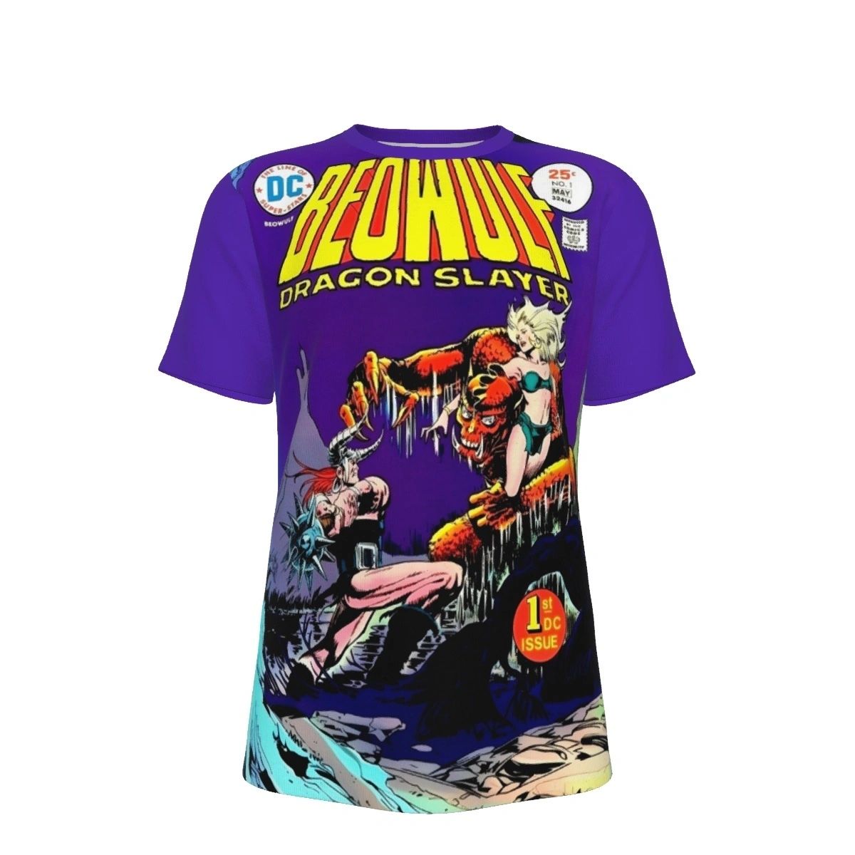 BEOWULF THE DRAGON SLAYER ALL OVER PRINT SHIRT