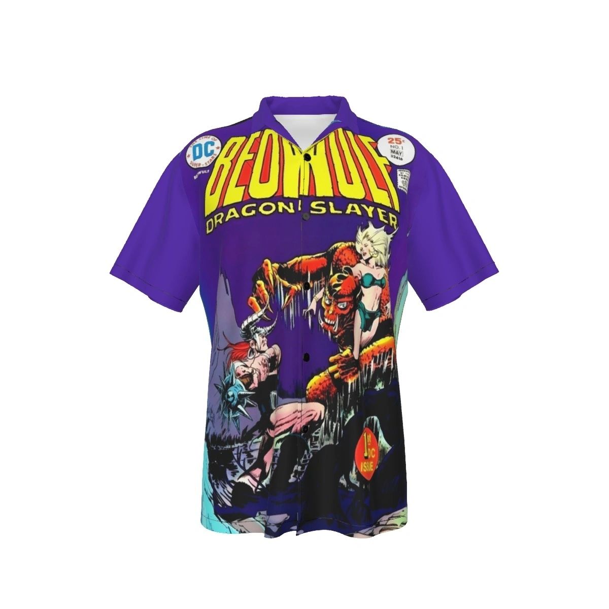 BEOWULF THE DRAGON SLAYER ALL OVER PRINT SHIRT