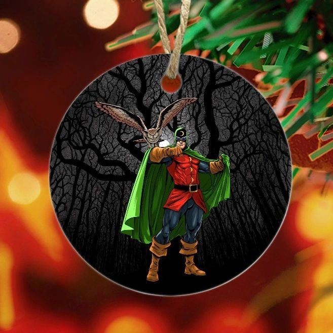DR MID-NITE READY CHRISTMAS TREE ORNAMENT
