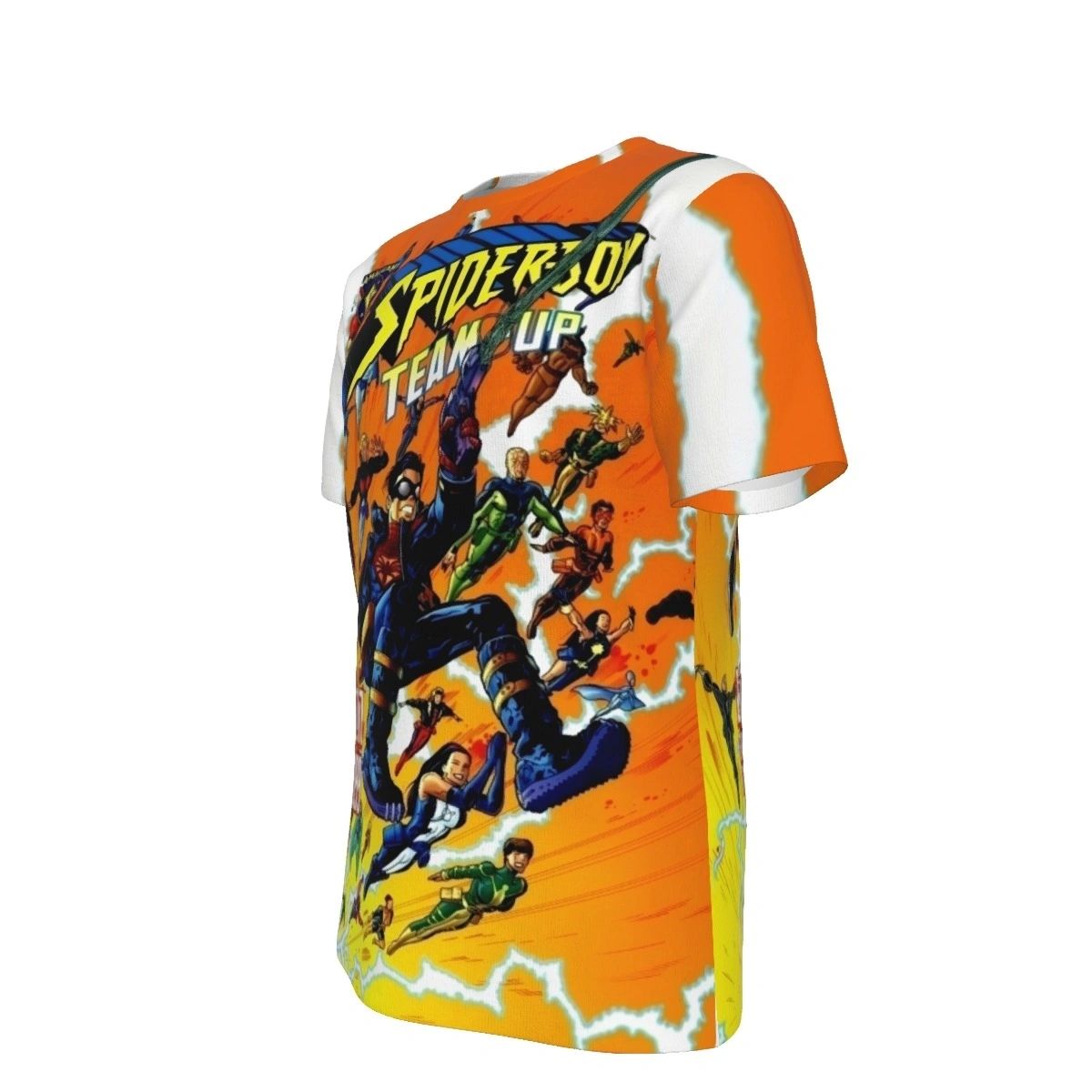 SPIDERBOY TEAM UP ALL OVER PRINT SHIRTS - AMALAGAM