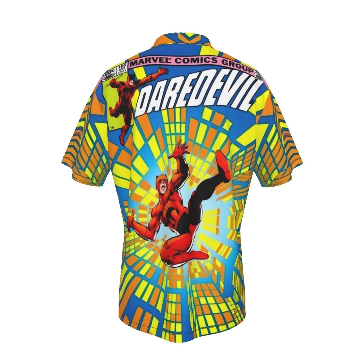 DAREDEVIL 186 UP ALL OVER PRINT SHIRTS - FRANK MILLER