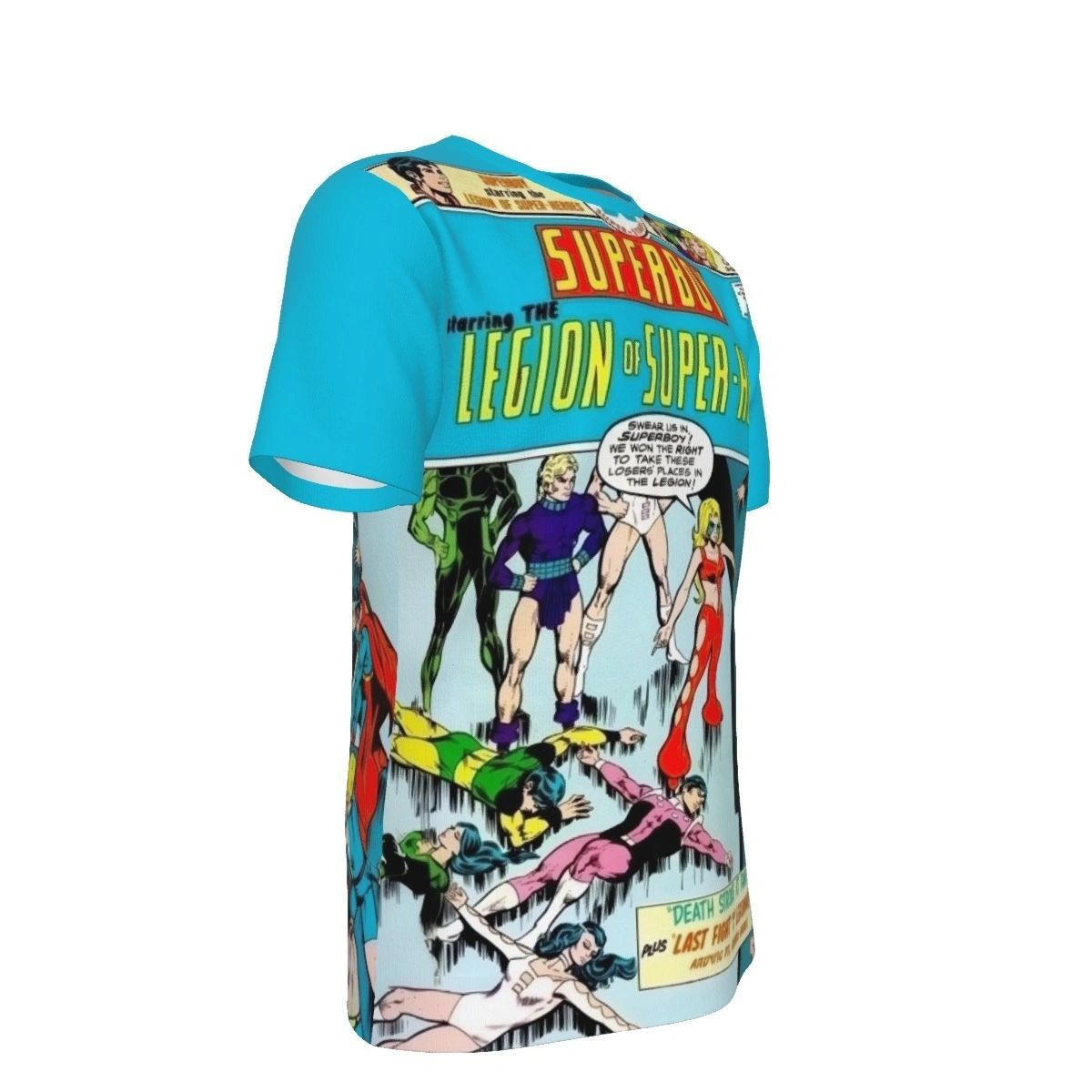 SUPERBOY AND THE LEGION 212 ALL OVER PRINT SHIRTS
