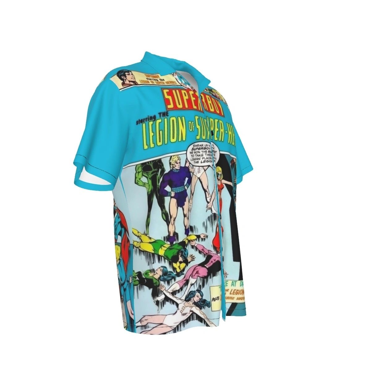 SUPERBOY AND THE LEGION 212 ALL OVER PRINT SHIRTS