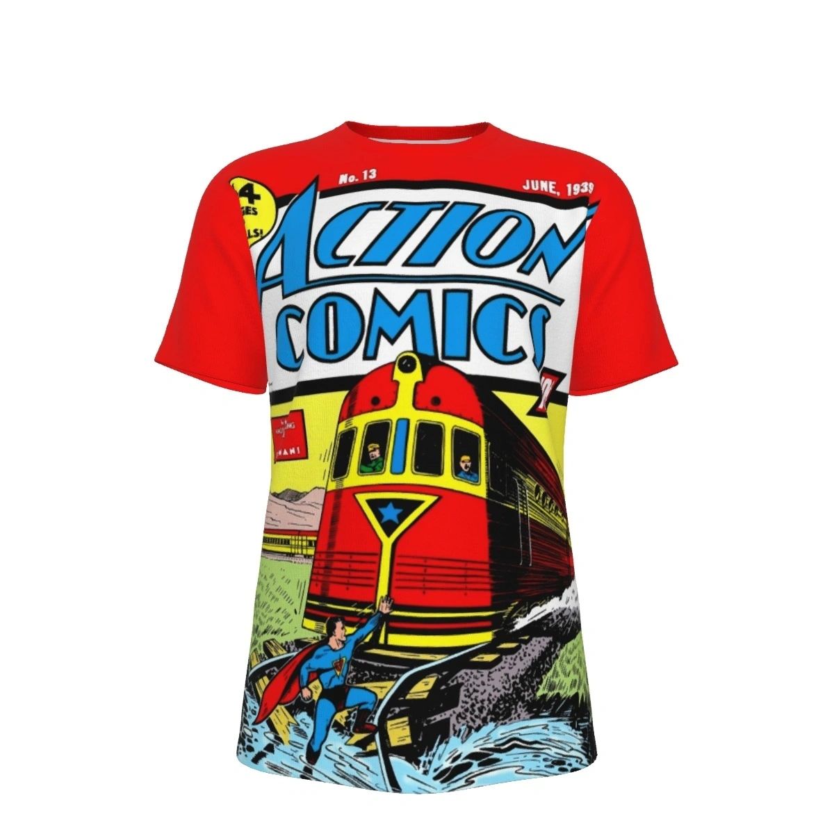ACTION COMICS 13 ALL OVER PRINT SHIRTS