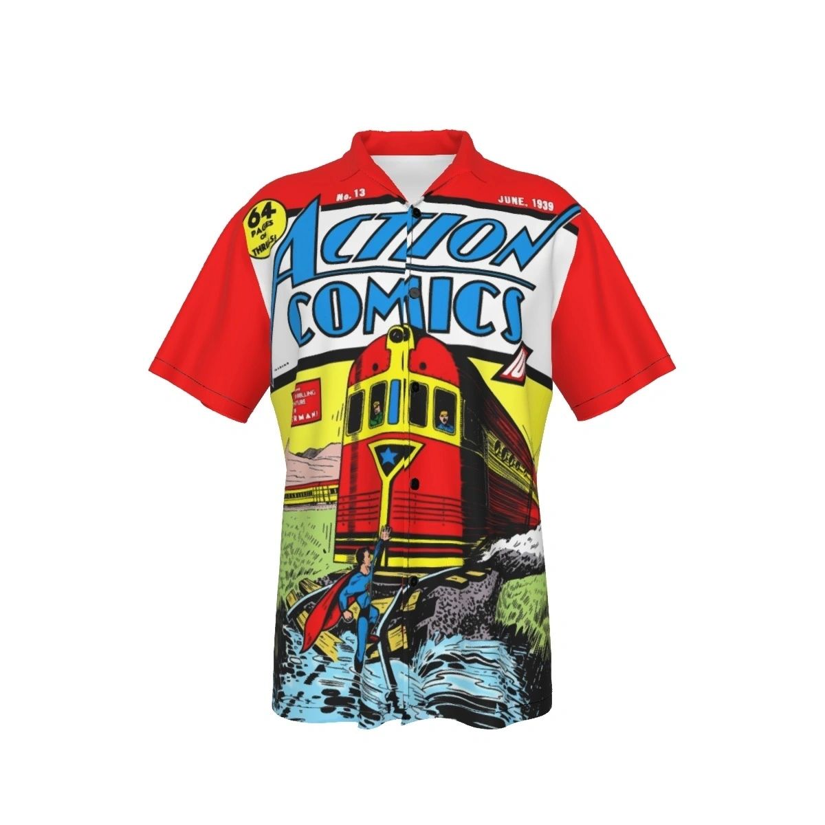 ACTION COMICS 13 ALL OVER PRINT SHIRTS