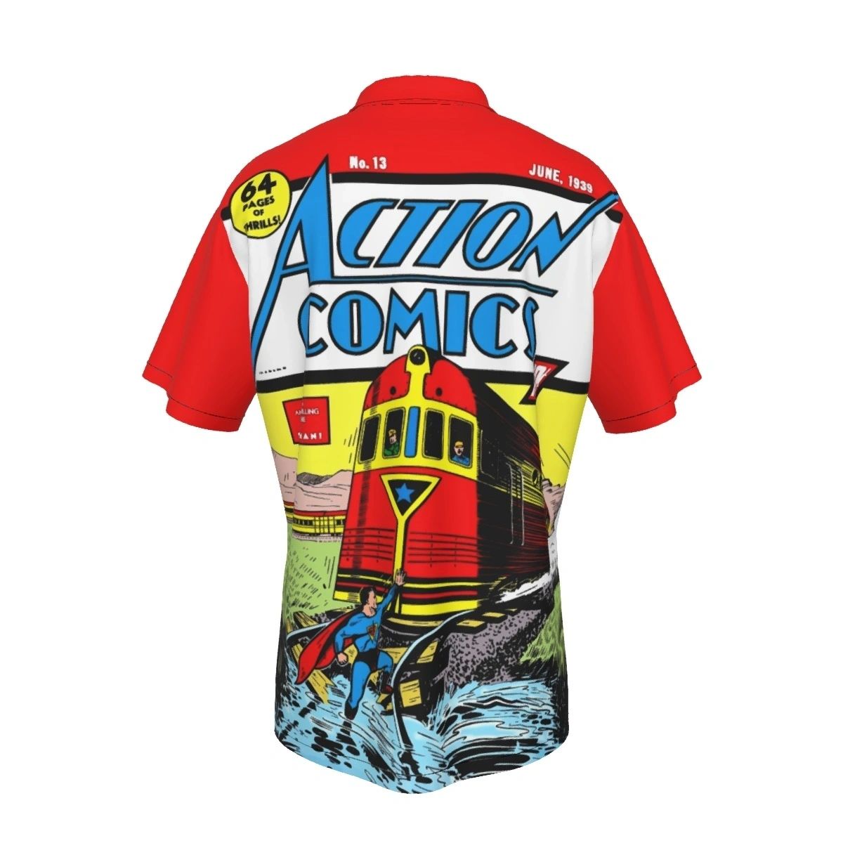 ACTION COMICS 13 ALL OVER PRINT SHIRTS