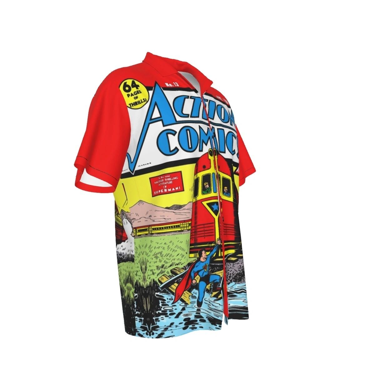 ACTION COMICS 13 ALL OVER PRINT SHIRTS